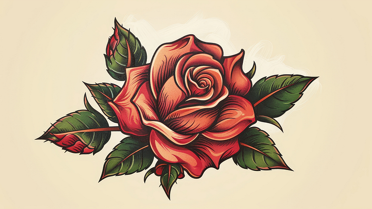 Cours Guidé : Tatouage de Rose pour Débutants
