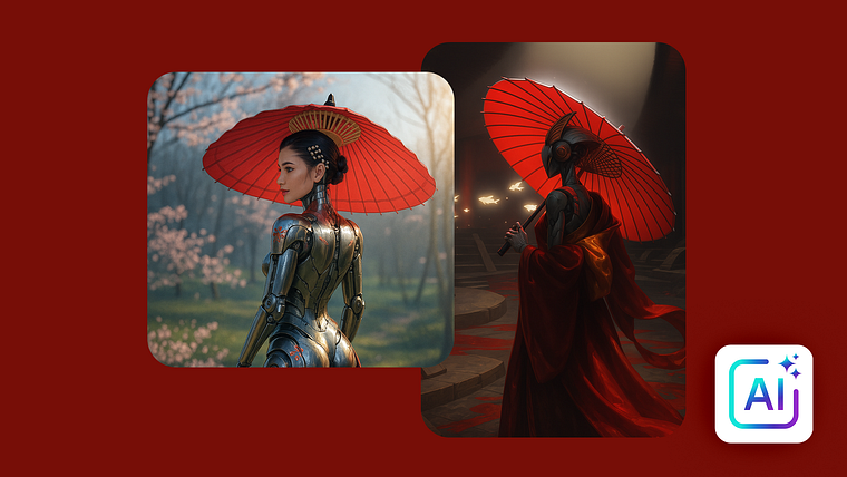 Using Artificial Intelligence to create unique visual references