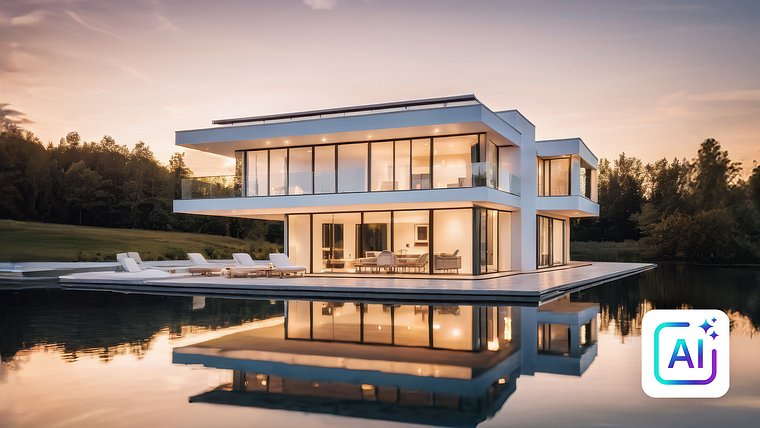 Crie vídeos de arquitetura com Inteligência Artificial.