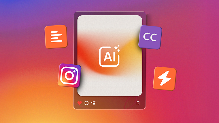 Hooks, copies e captions virais com IA para Instagram e TikTok