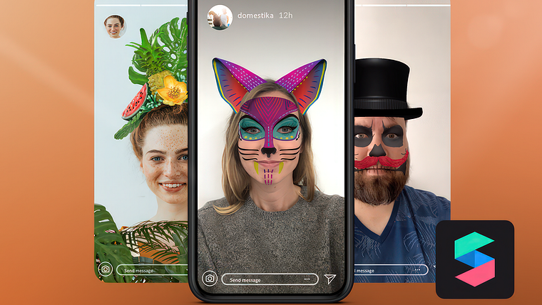 Filtros de realidade aumentada para Instagram e Facebook