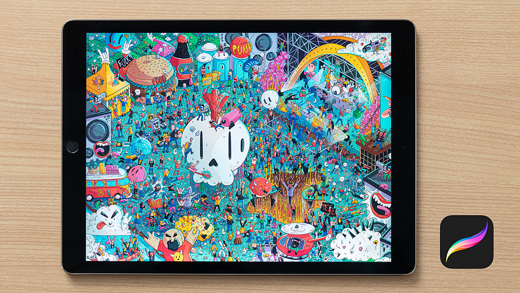 Search-and-Find Illustration in Procreate