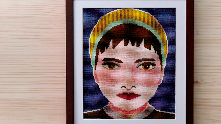 Cross-Stitch Portrait Creation