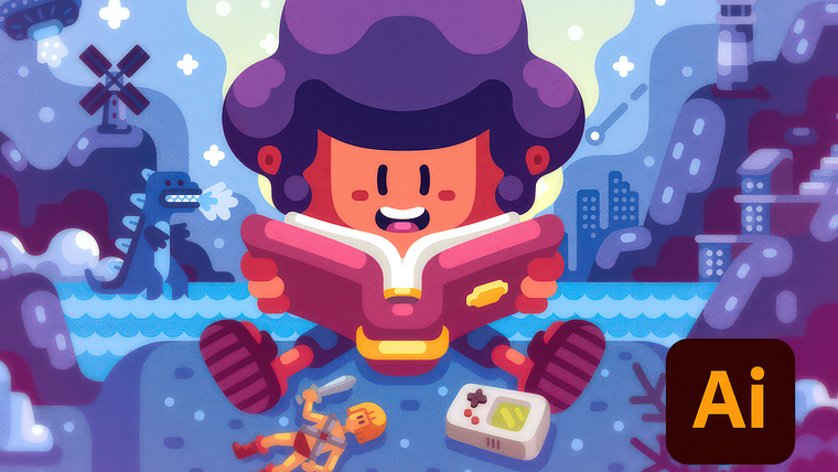 Original Vector Illustration with Adobe Illustrator