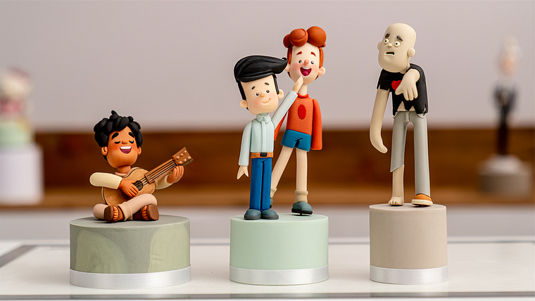 Modelado de personajes con pasta de azúcar