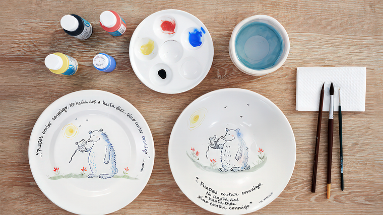 Ceramic Modeling and Illustration with Watercolor
