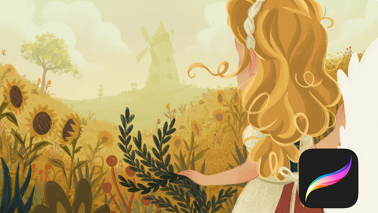Introducción a la ilustración profesional de libros infantiles con Procreate