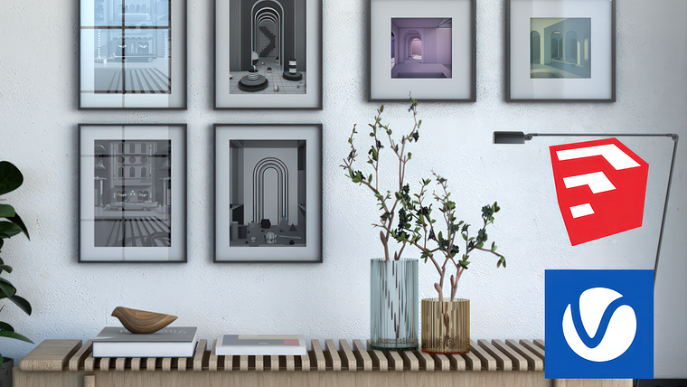 Conception de maquettes architecturales avec SketchUp et V-Ray