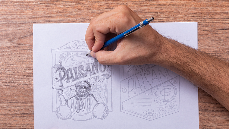 Ilustração e lettering para design de embalagens