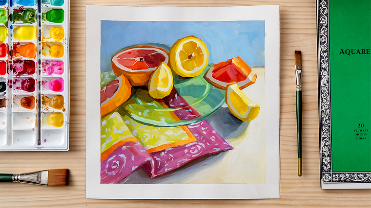 Gouache-Malerei: Lebendige Kunstwerke schaffen