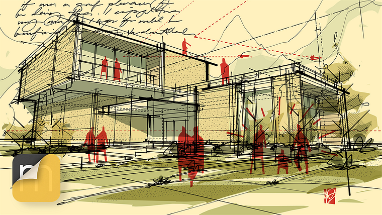 Sketsa Arsitektur dengan Aplikasi Morpholio Trace