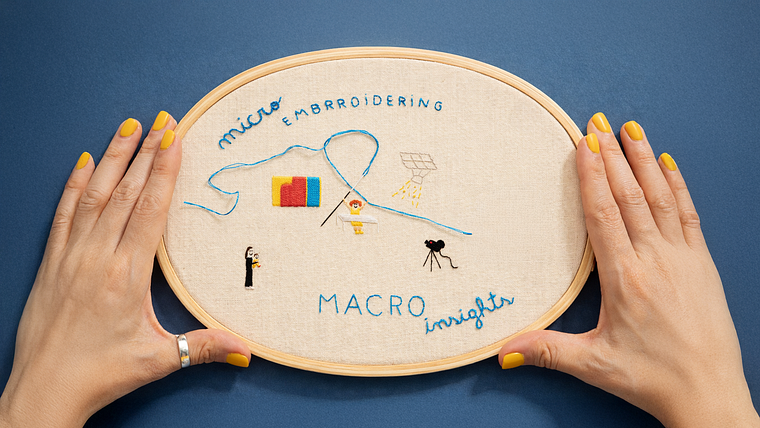 Mikro-Stickerei, Makro-Einblicke