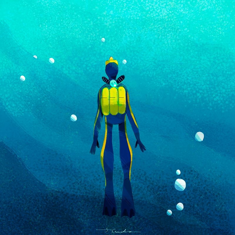 Cousteau. Curiosities by J. Escudero
