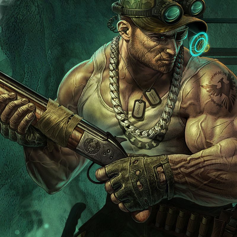 Ilustración para la portada de la novela Unlimited Colony de la Editorial Game Press.