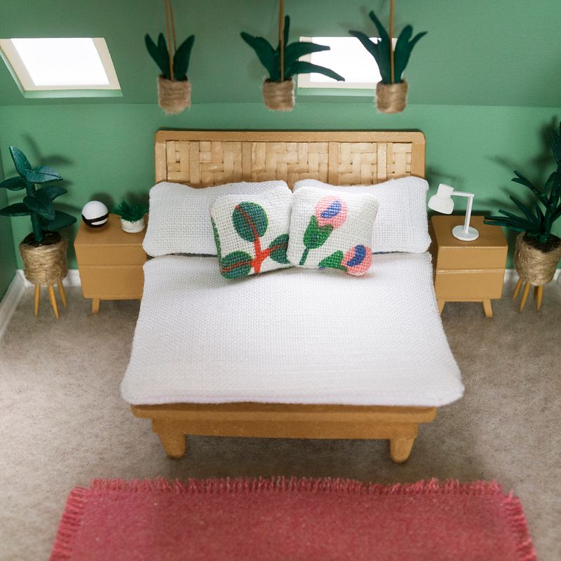 Miniature Bedroom Model 