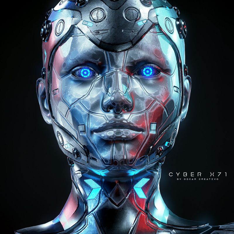 Cyber X71 Model free 3d - Zbrush By Oscar Creativo