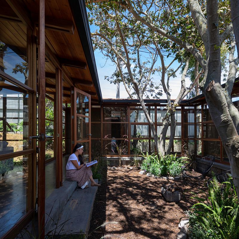 Casa entre Arboles