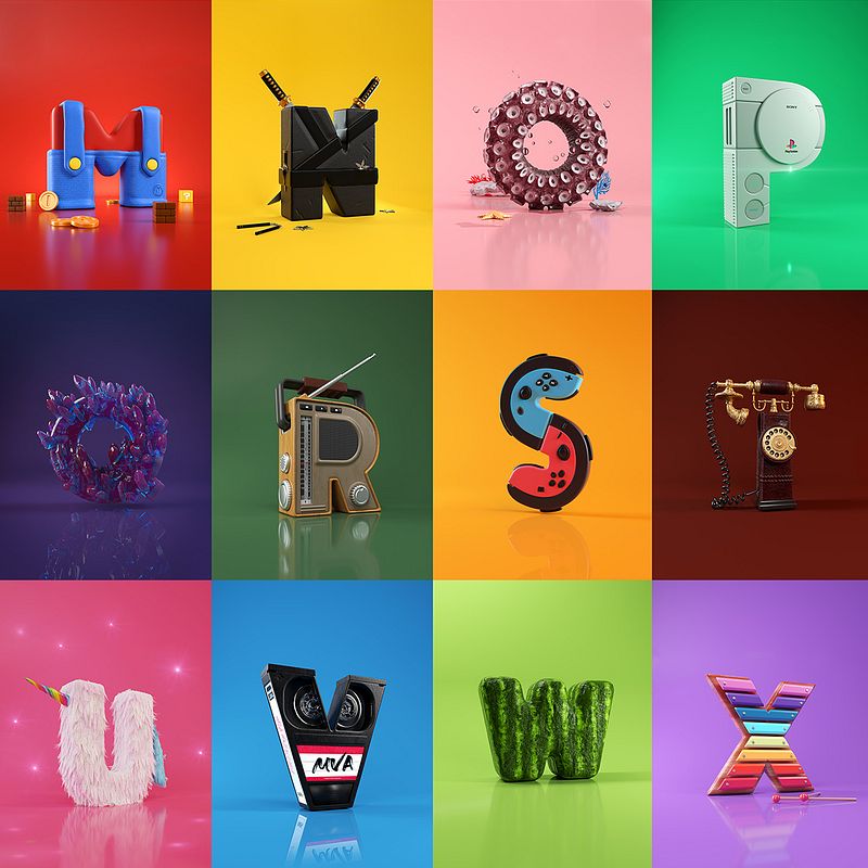 My 3D Alphabet Project