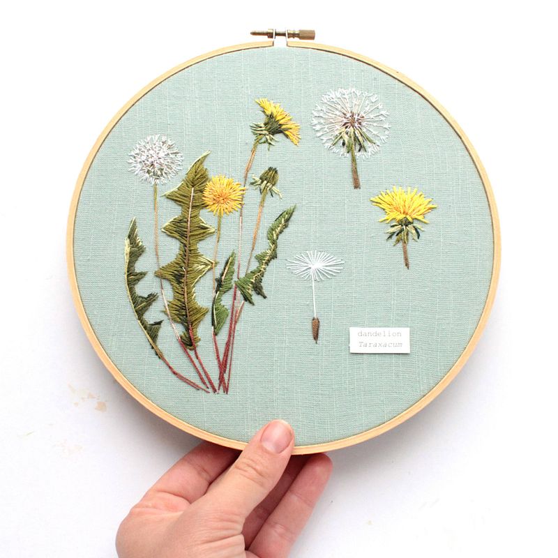 Plant Embroidery