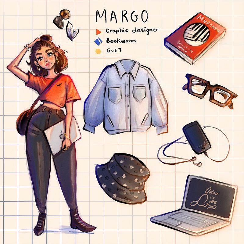 My project for course: Drawing Appealing Characters with Personality