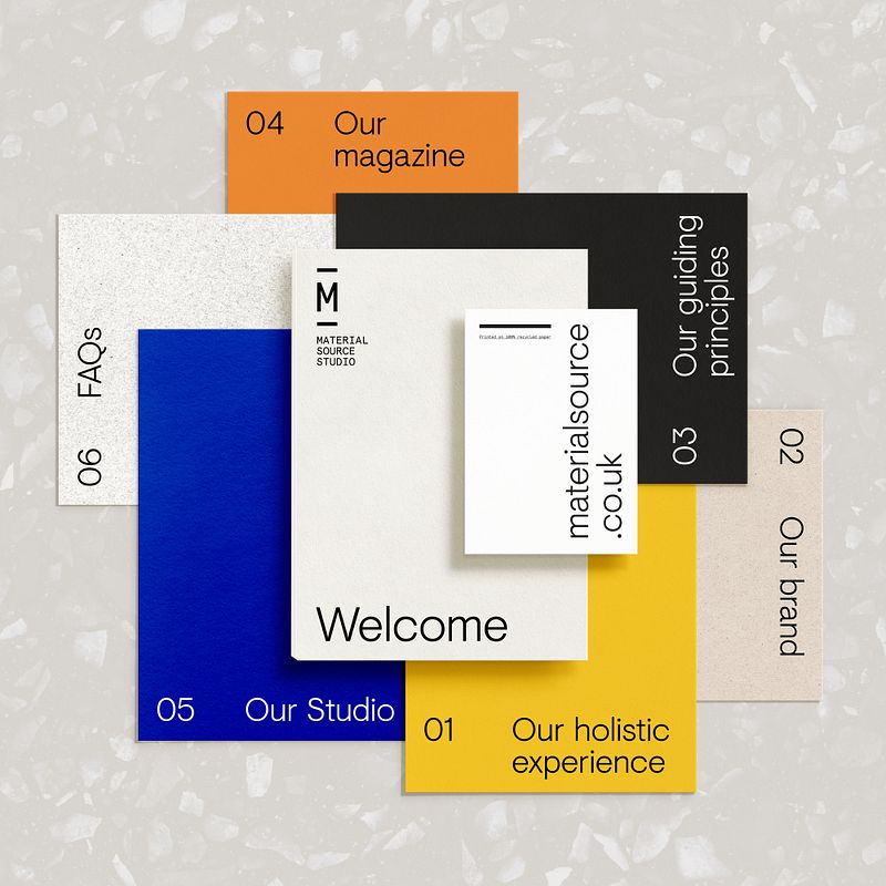 Material Source welcome pack