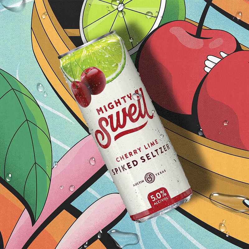 Mighty Swell Spiked Seltzer Campaign