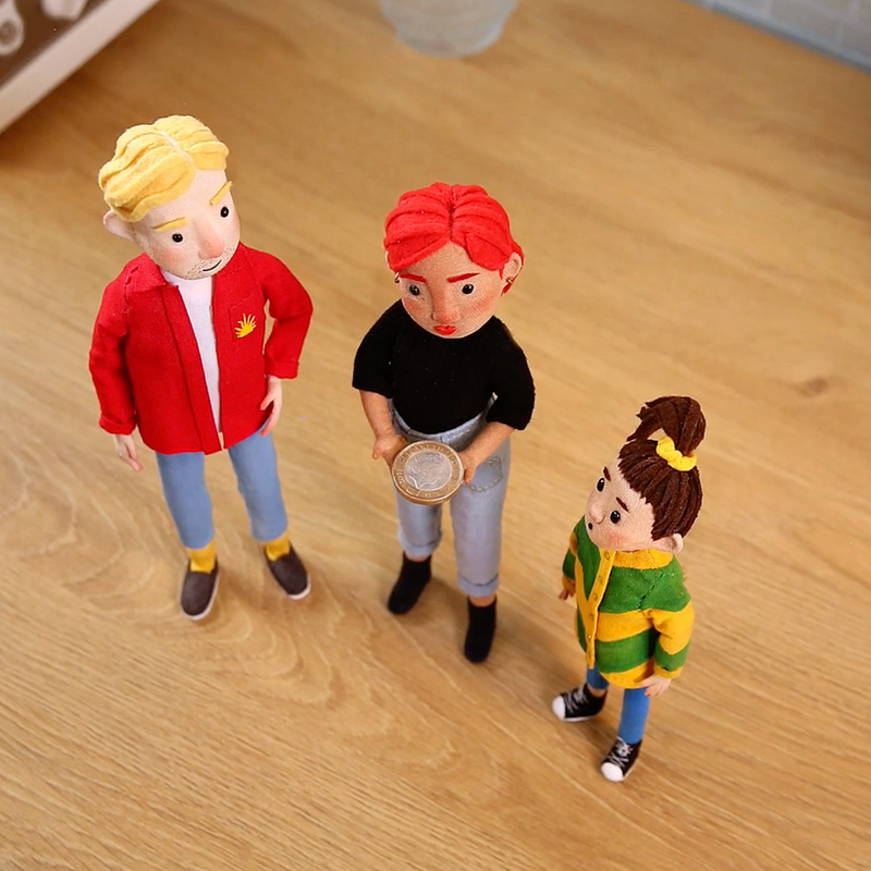 'The Nuffolks' A Tiny Puppet Family
