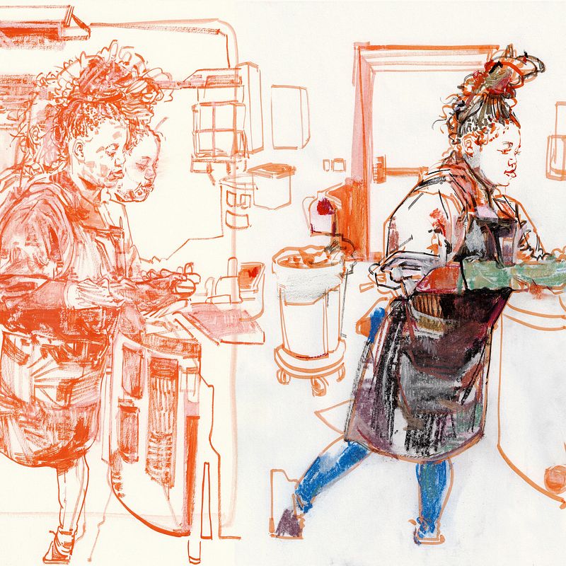 Expressive Drawing Collages
