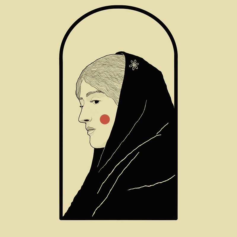 My project for course: Custom Tattoo Design with Procreate - woman’s portrait