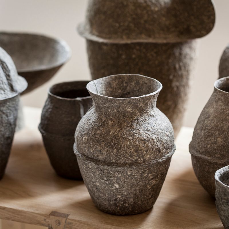 Paperpulp Vase objects 