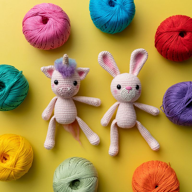 Meu projeto do curso: Amigurumi de animais com crochê