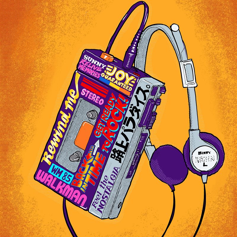 My Walkman!: Retro Hand-Lettering: Embracing Imperfections