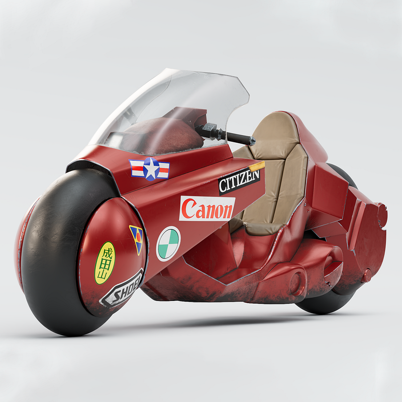 AKIRA BIKE GAME READY ASSET