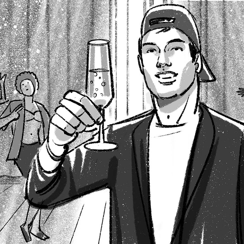 Davis Lisboa - Storyboard with Procreate for YouTube 2022 - Sr. Goldwind - Madrid - Spain