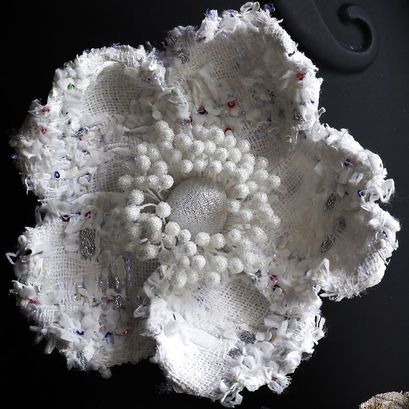Tweed Wild Rose Brooches