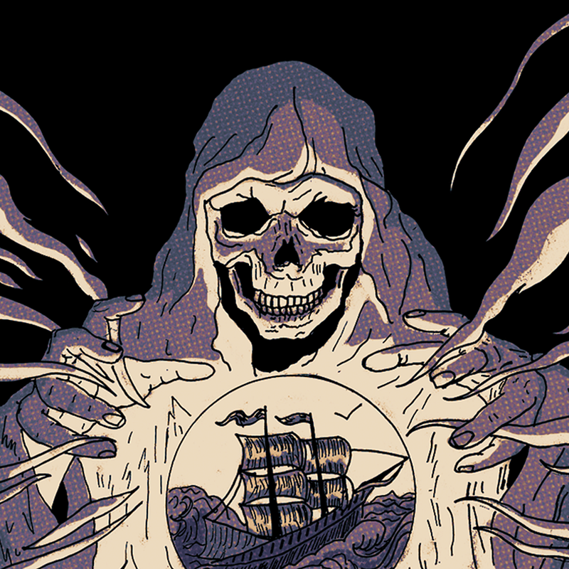 THE ANCIENT MARINER - IRON MAIDEN - Illustration