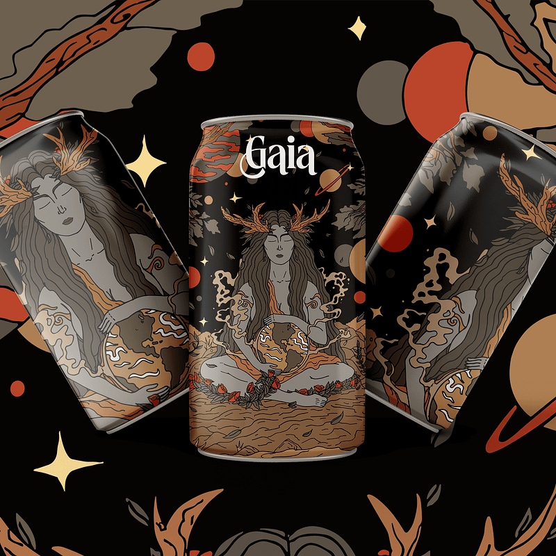GAIA COPYRIGHT ILLUSTRATION - POSTER ART