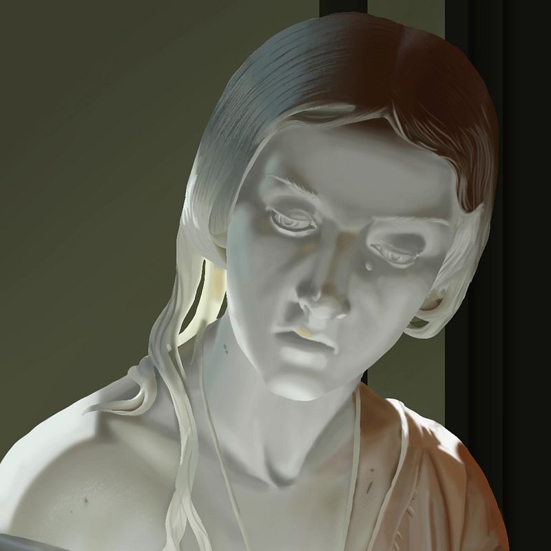 Sculpture still - Digital Painting