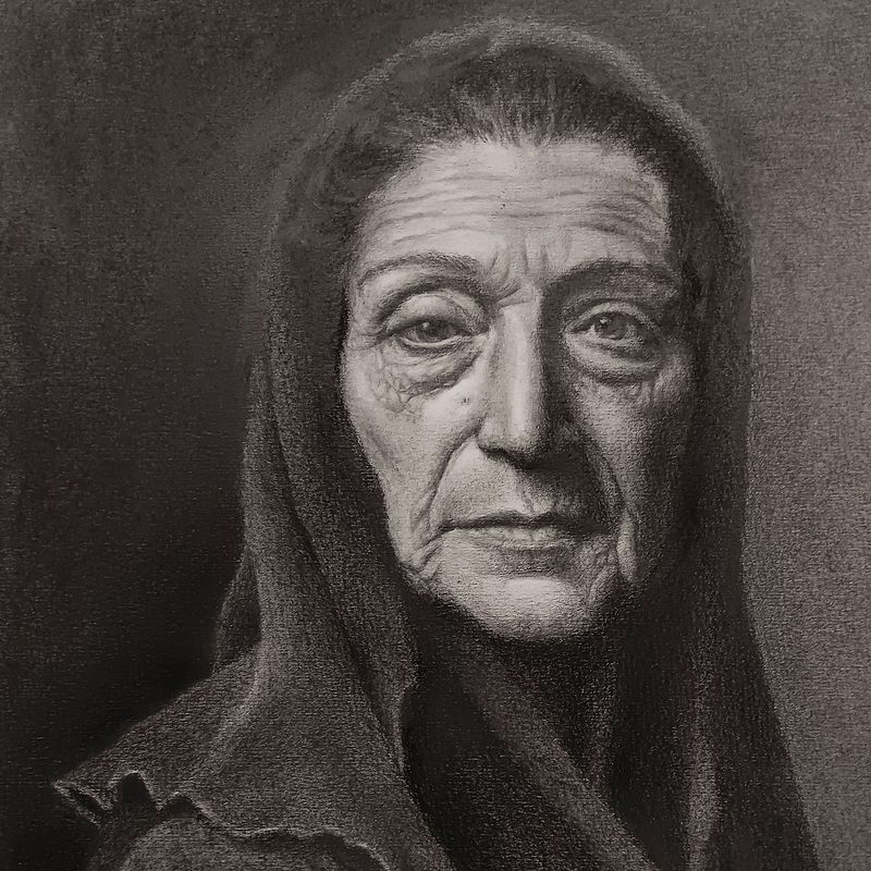Mi proyecto del curso: Retrato realista con lápiz de grafito