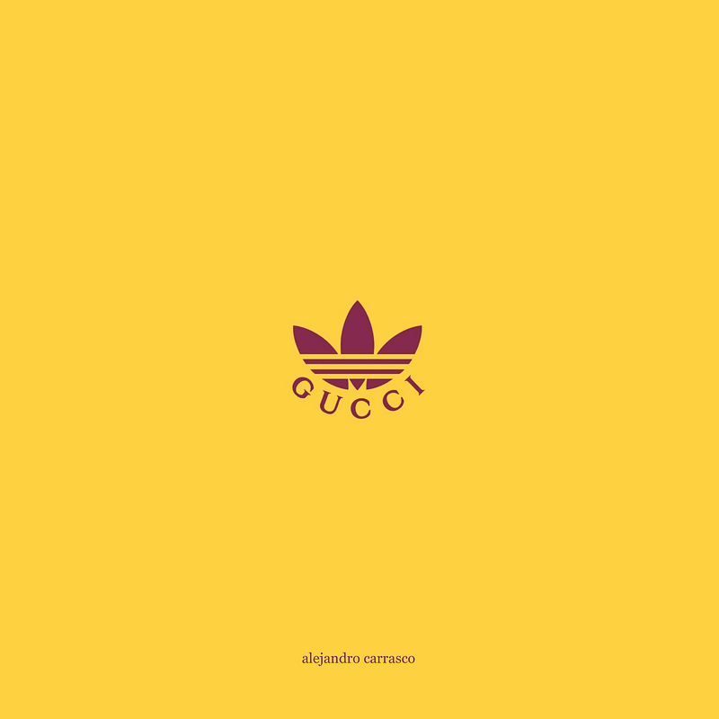 GUCCI x ADIDAS fake