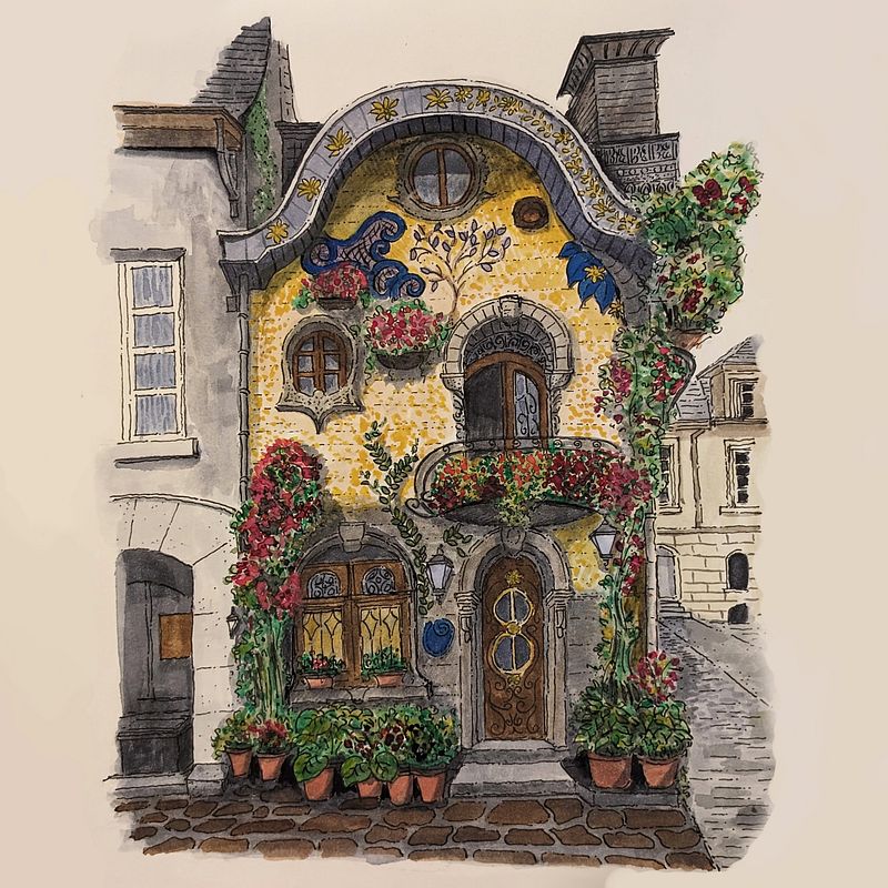 Lovemodern's project for course: Illustrating Charming Scenes with Watercolor and Ink