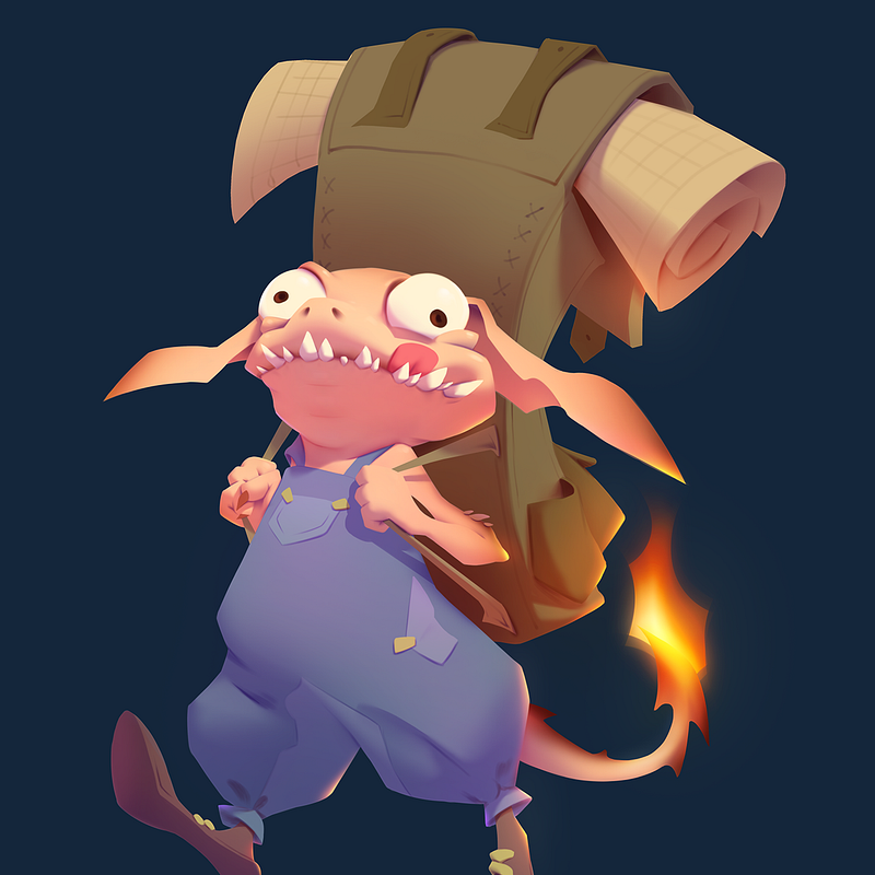 My project for course: Fantasy Character Design in Procreate