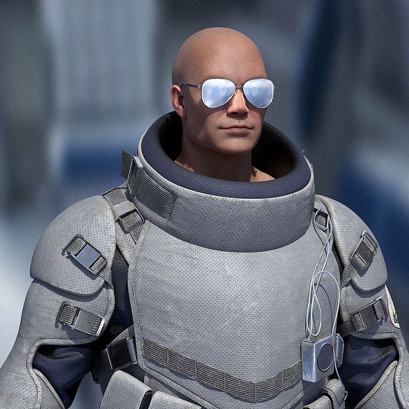 Warrior - 3D Character Model - Science Fiction