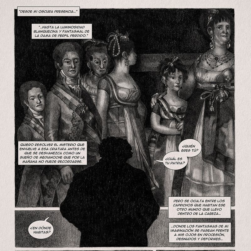 Cómic: LA DAMA OCULTA (finalista del concurso Universo Goya 2024)