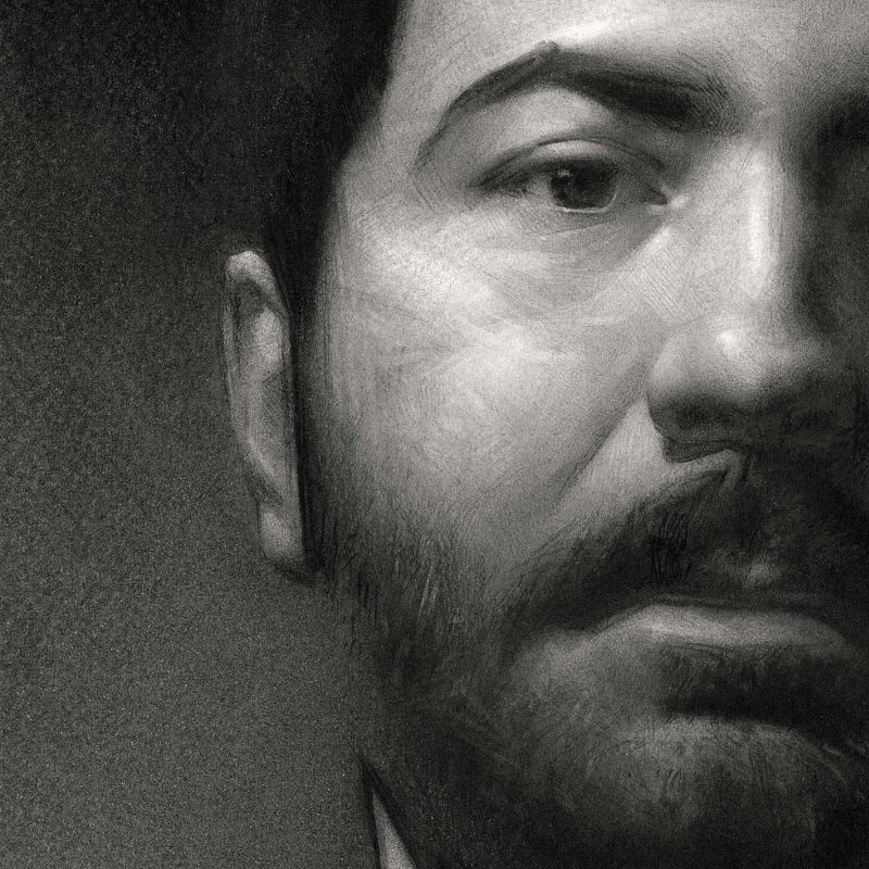 Mi proyecto del curso: Autorretrato en grafito y pastel: técnicas de luz y forma