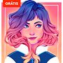 Download grátis: um guia para desenhar mechas de cabelo no Procreate