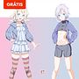 Download grátis: guia de proporções femininas para desenho mangá