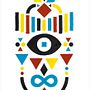 Geometría y color. Een project van  Ontwerp y Traditionele illustratie van Erre Gálvez - 14.11.2011