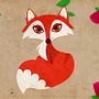 Foxy Ilustración. Projekt z dziedziny Design, Trad, c i jna ilustracja użytkownika Pilar Puig Lómez - 05.01.2015