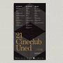 21 Cineclub UNED. Editorial Design, and Graphic Design project by rmk - 10.12.2014